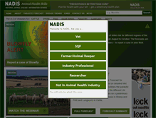 Tablet Screenshot of nadis.org.uk